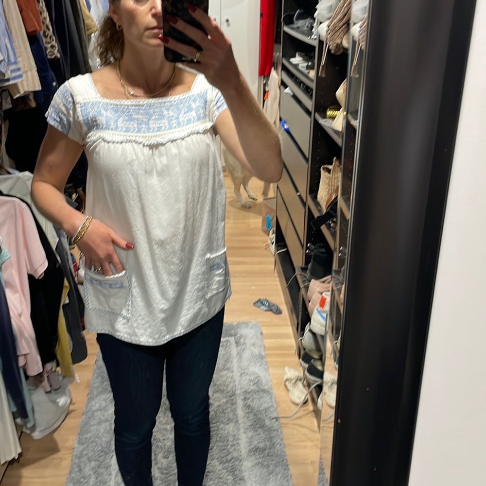 Vintage embroidered top